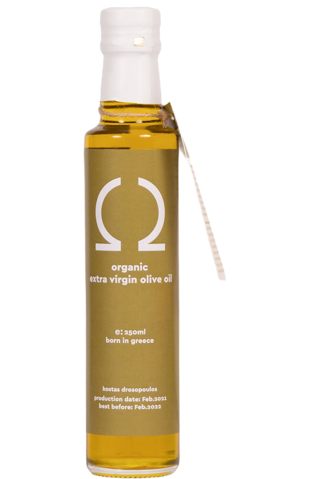 Ω organic extra virgin olive oil